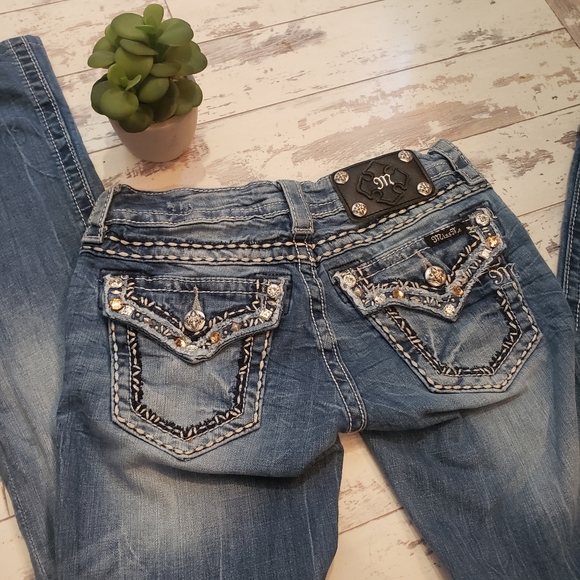 Miss Me Denim - Miss Me Signature Boot Cut Jeans Size 25